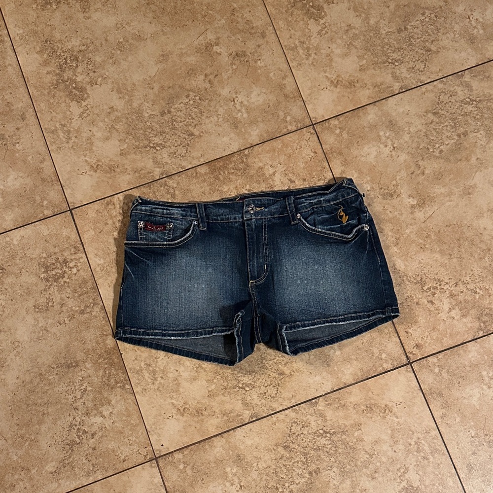 Vintage Baby Phat Dark Blue Jean Shorts